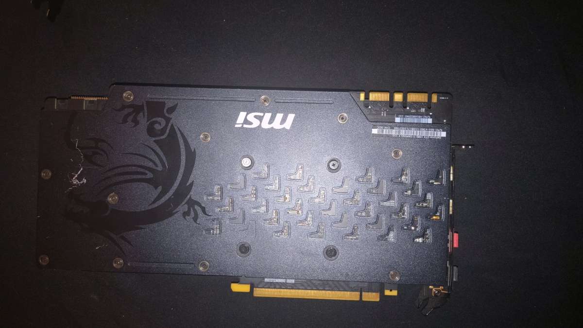 MSI GTX 1060 GAMING X 6G graphics card