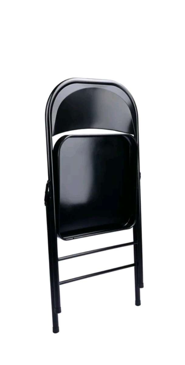 Mainstays Black Steel Folding Chair