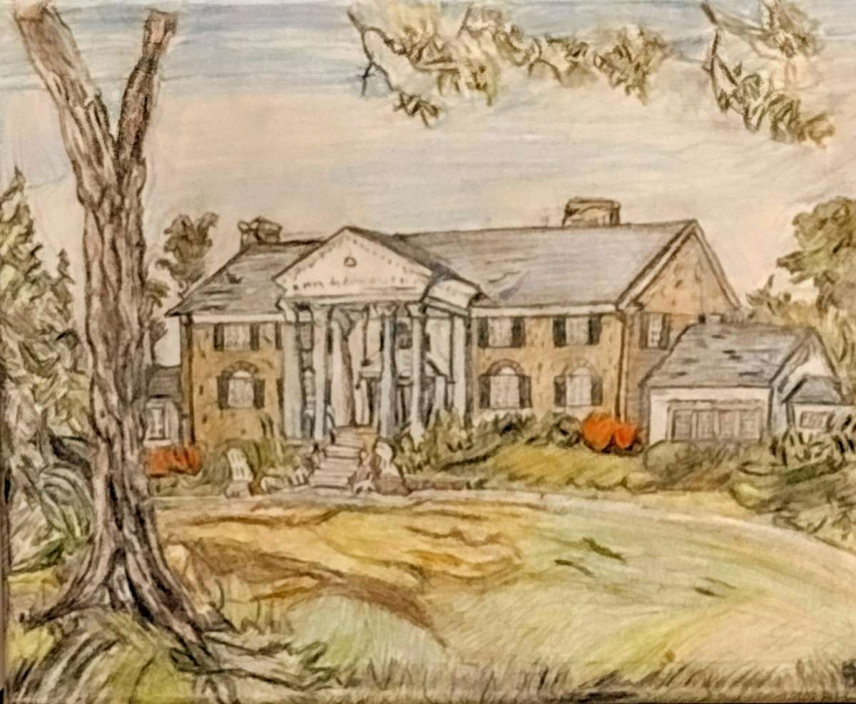 Original Graceland Mansion Of Elvis GG