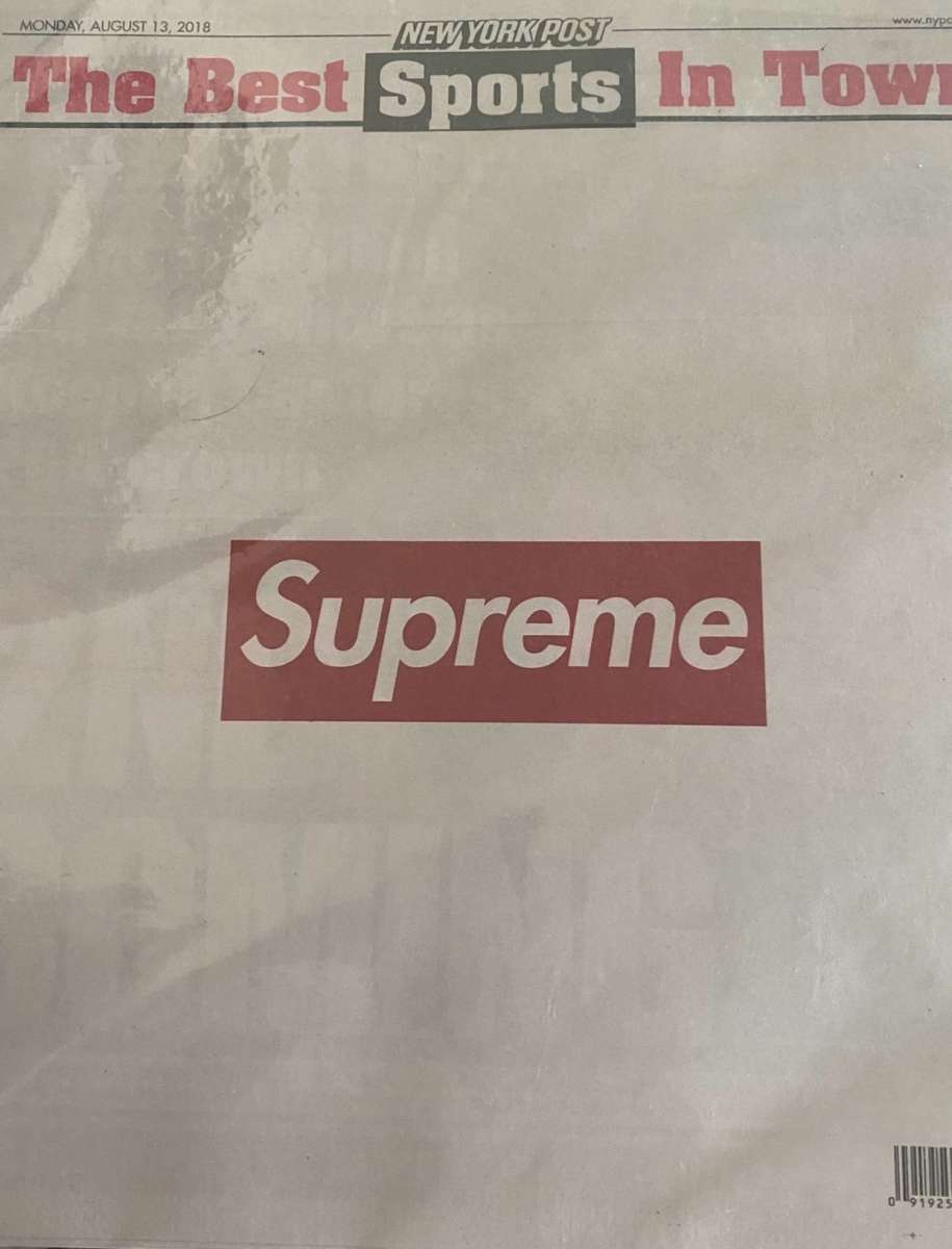 Limited Edition New York post supreme newspaper