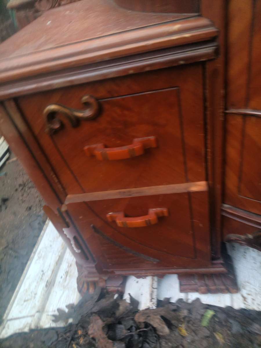 and take dresser with headboard and footboard and side rails