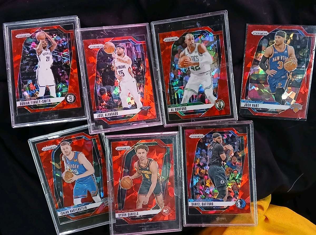 panini prizm red cracked ice 2024 basketball card lot