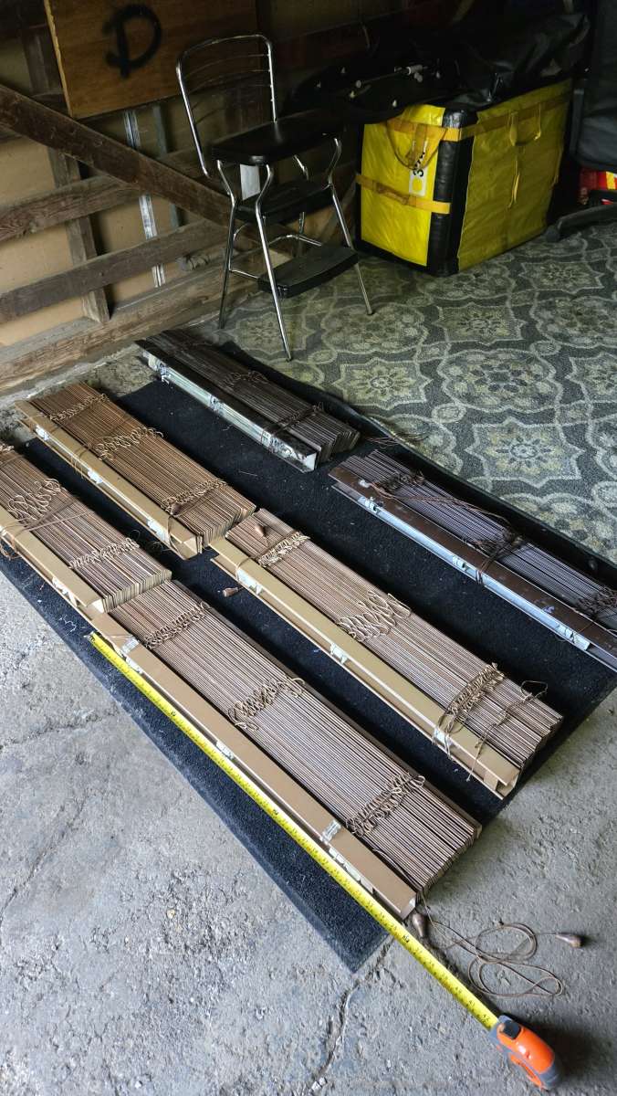 35 inch W home wooden blinds