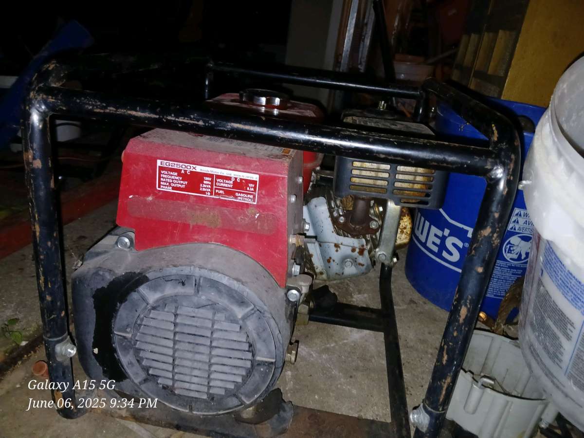 EG 2500x Honda Motor Generator