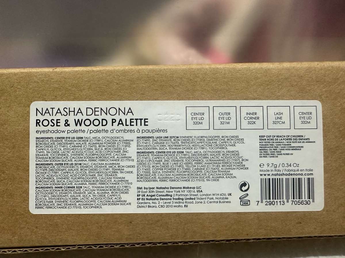 Natasha Denona Rose  Wood Palette