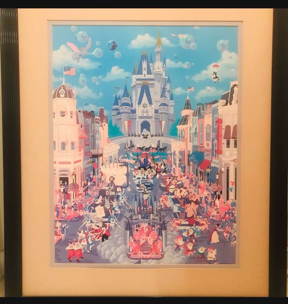 Walt Disney World 15th Anniversary Poster