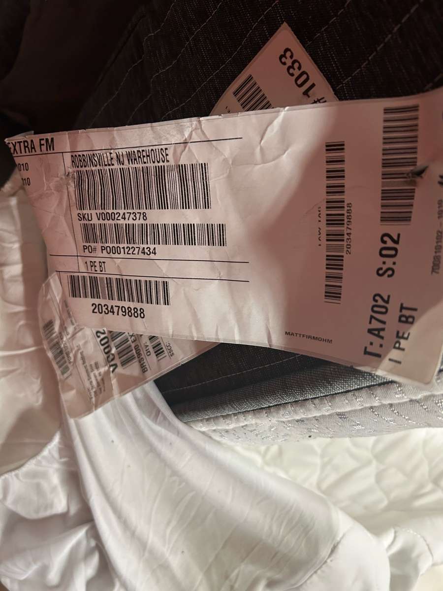 TWIN  size mattress boxspring and mattress set
