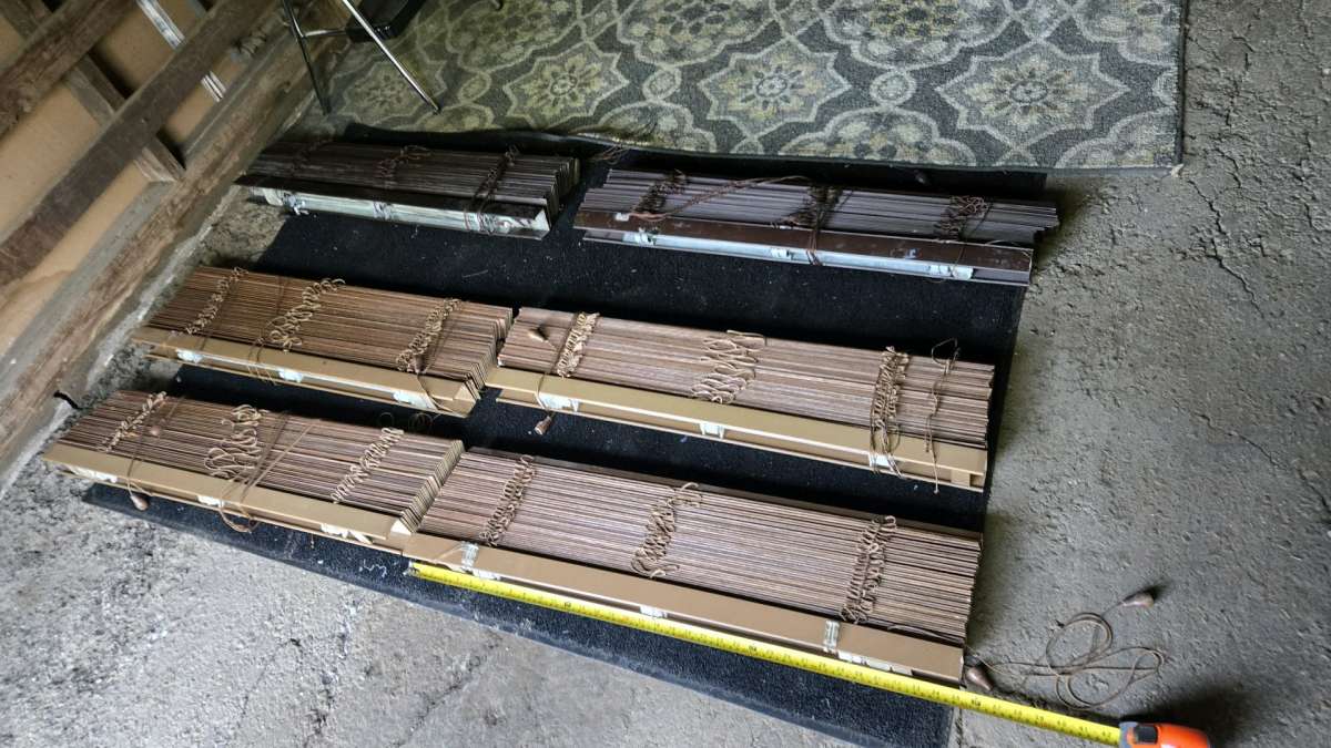 35 inch W home wooden blinds