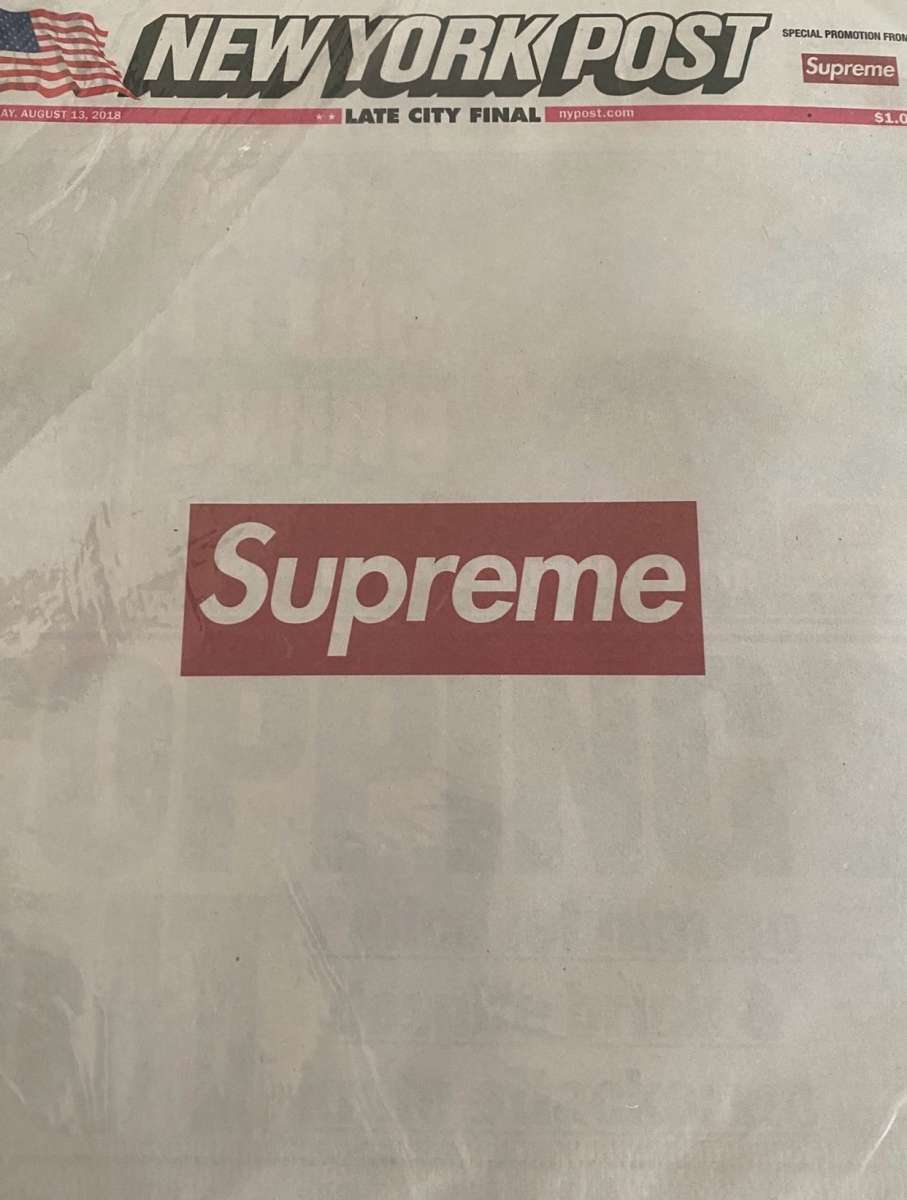 Limited Edition New York post supreme newspaper
