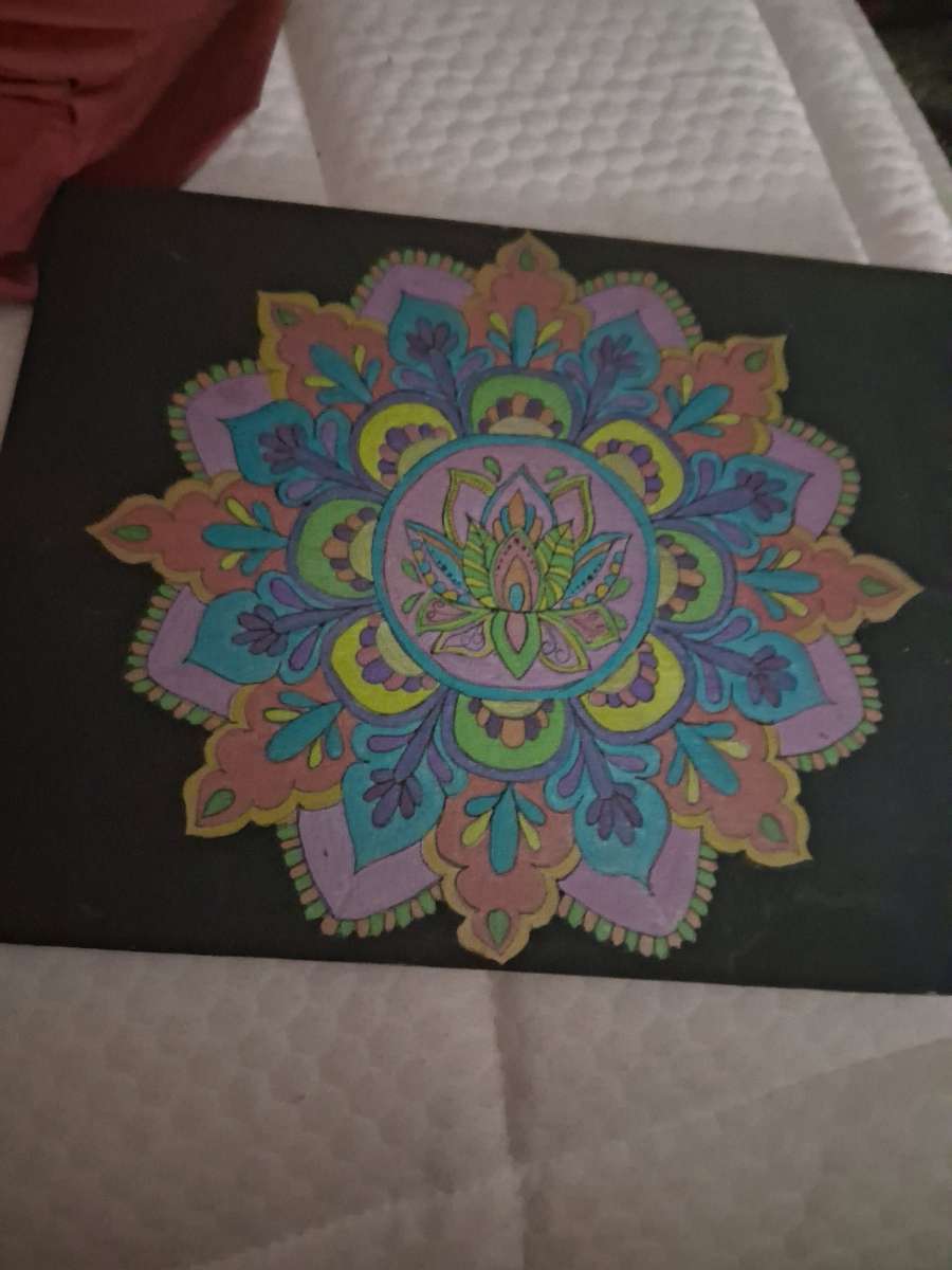 dot mandala painting
