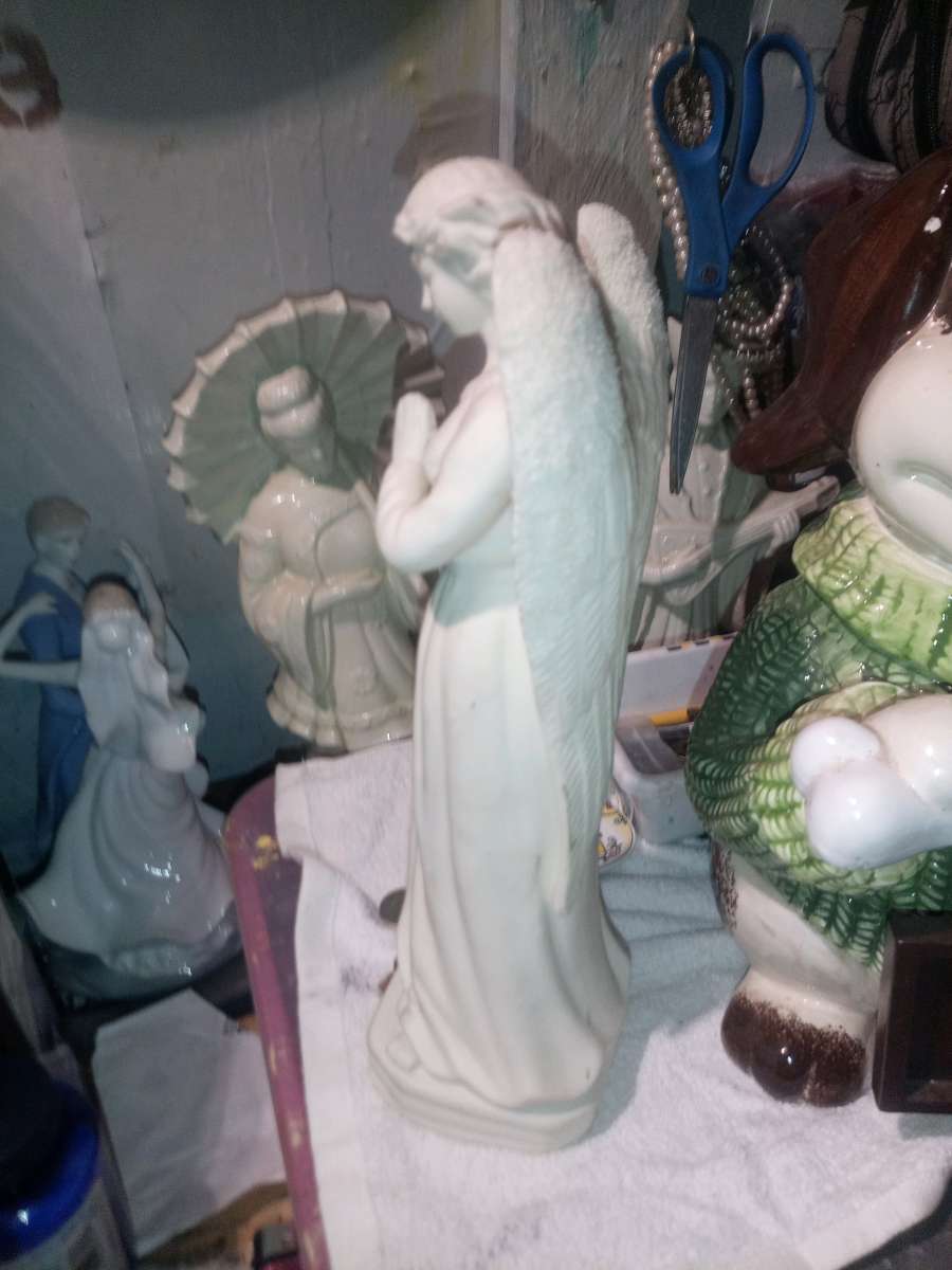 12in ceramic angel