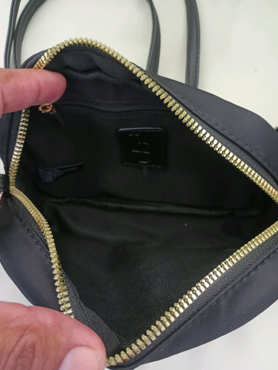 Black small crossbody bag