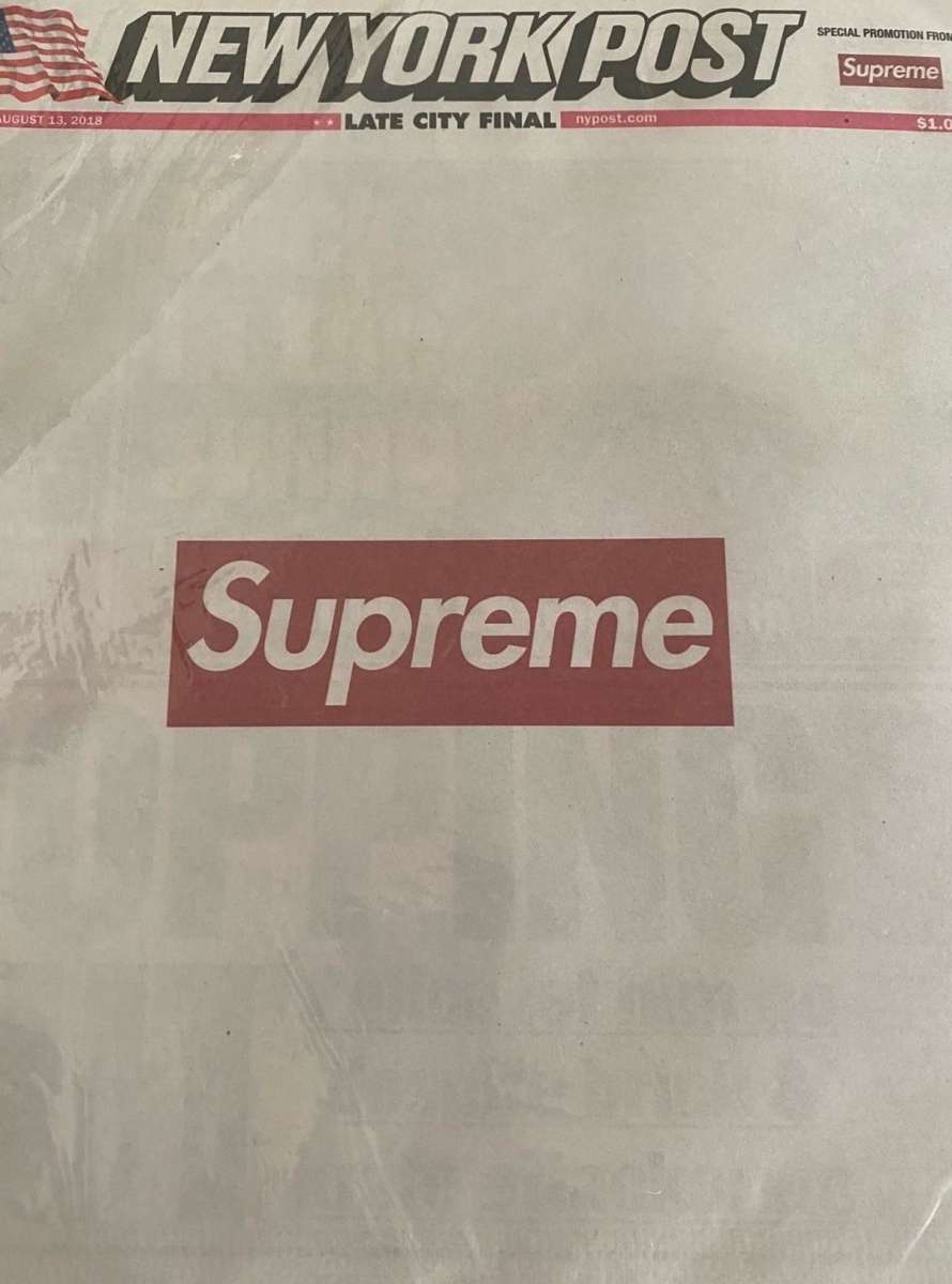 Limited Edition Newyork post Supreme newspaper