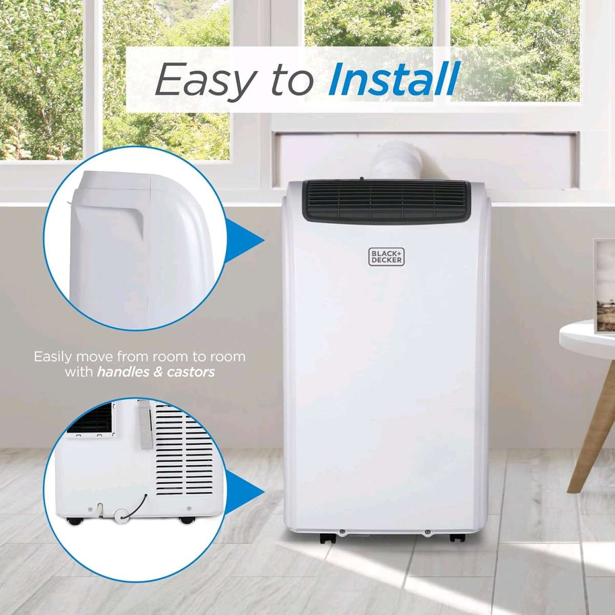 BLACKDECKER Smart Portable Air Conditioner 12000 BTU for Roo