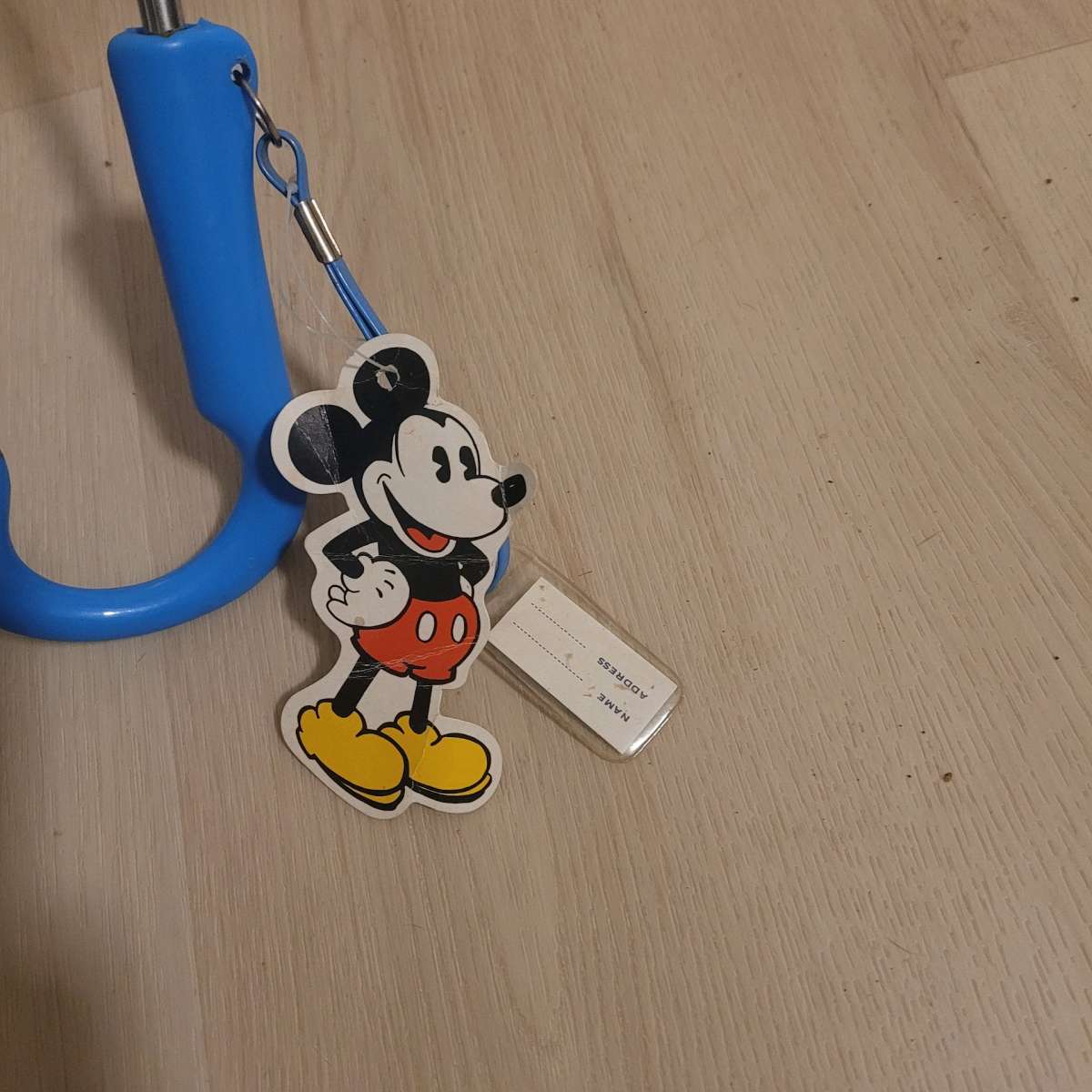 Disney White and Blue Umbrella with Character Design