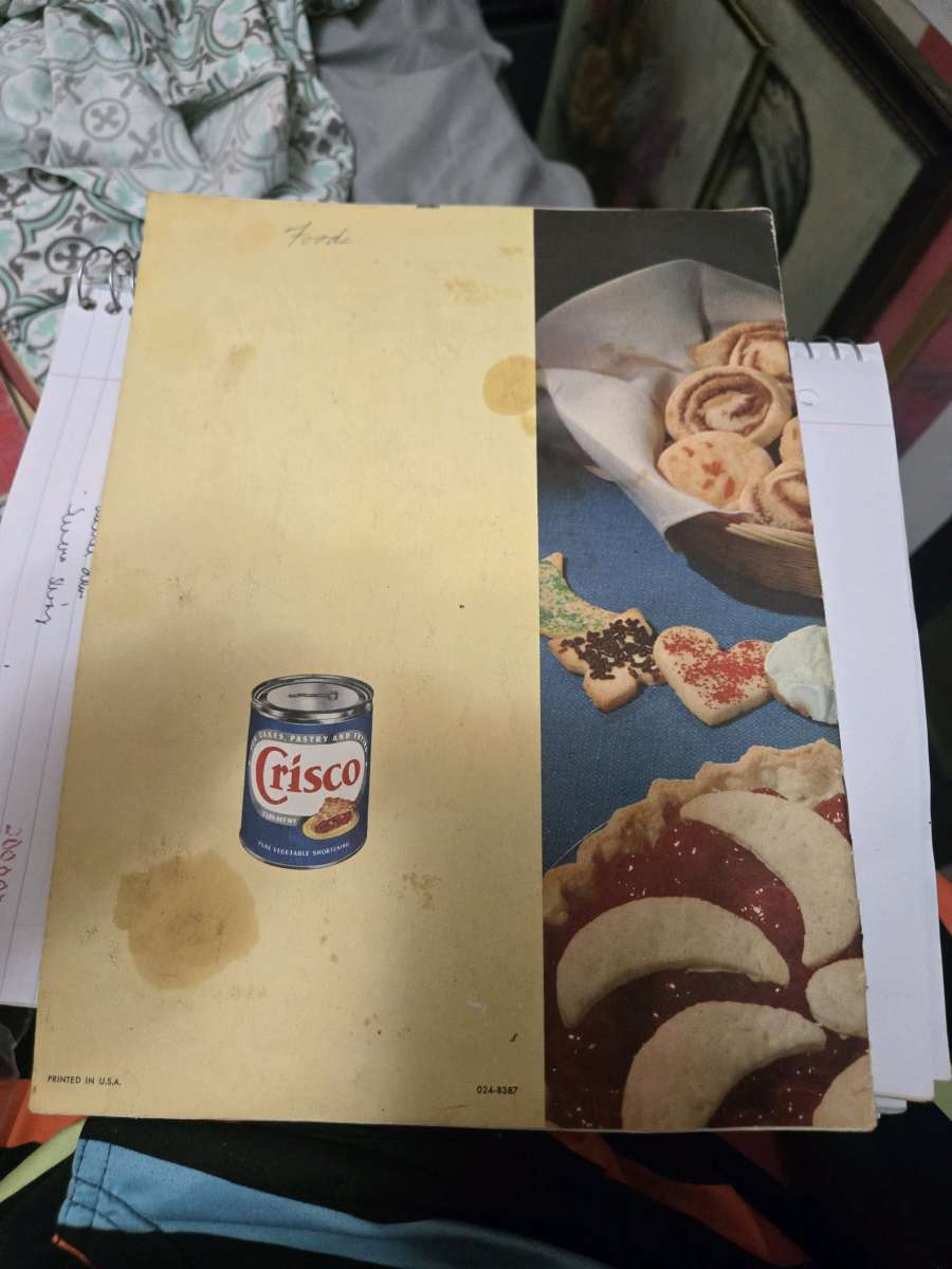 VINTAGE 1950s Crisco Better Baking Cookbook Proctor Gamble
