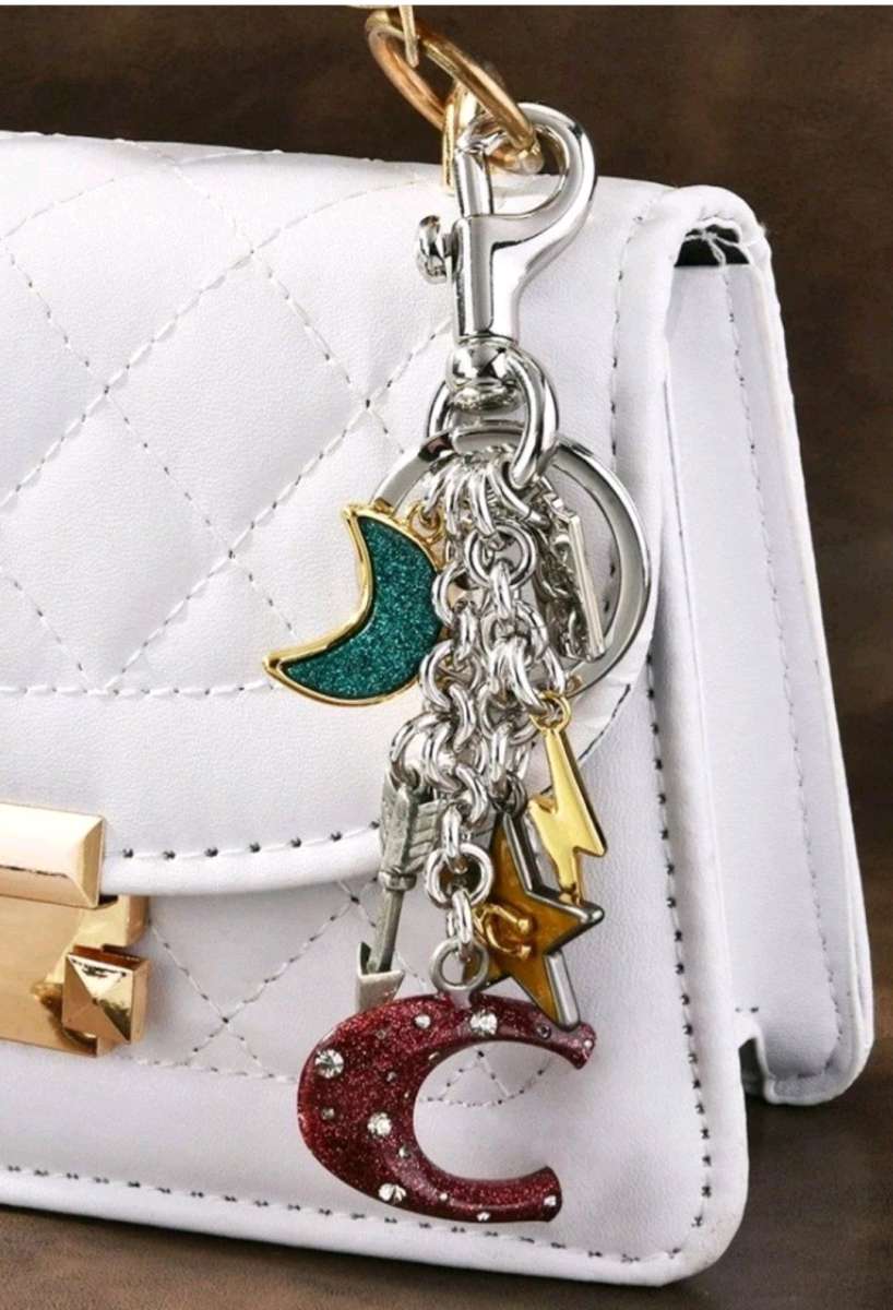 coach keychain bag charm