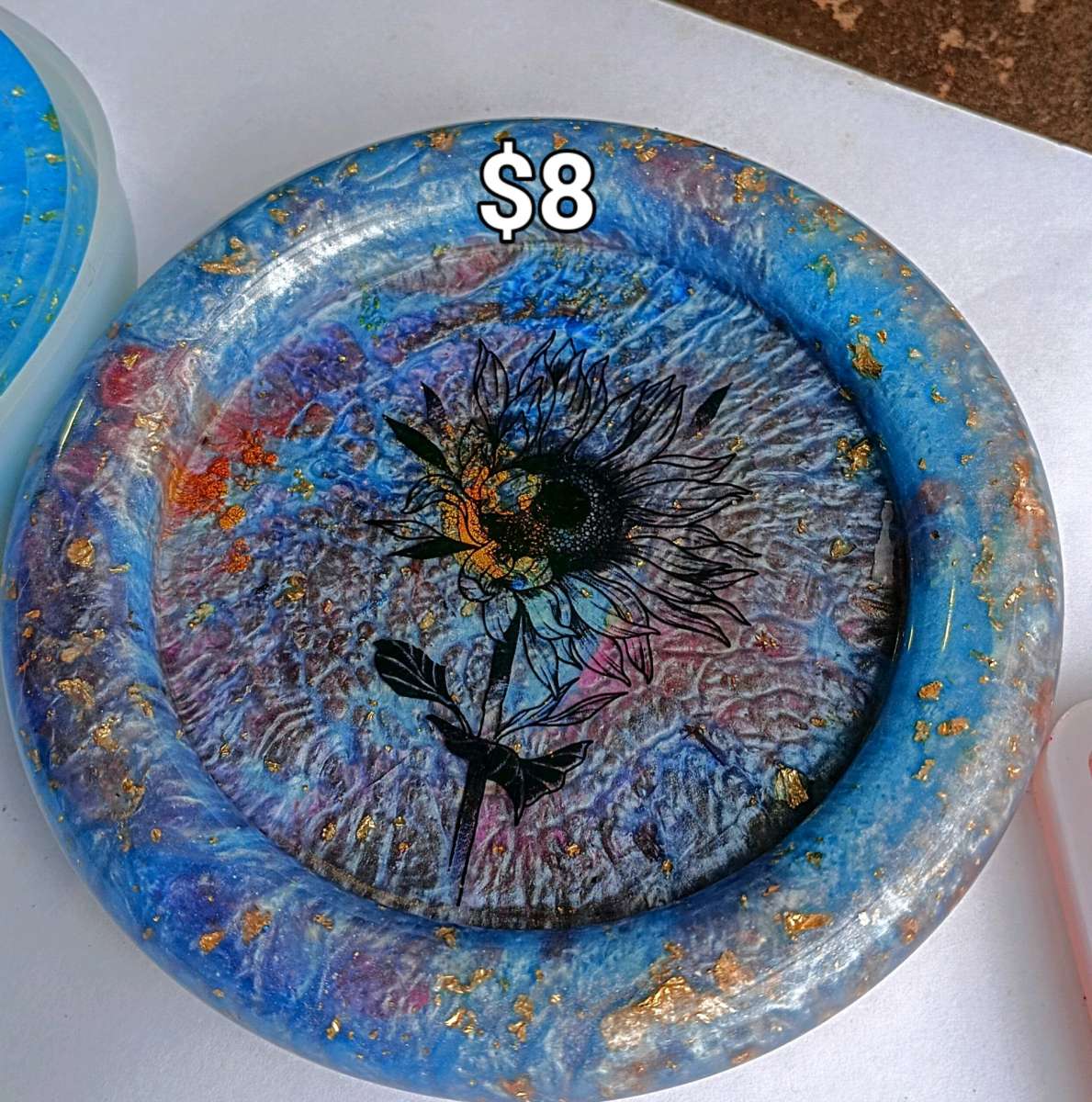 handmade resin coaster 1