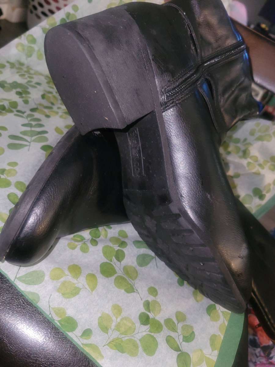 Black Platform loafers