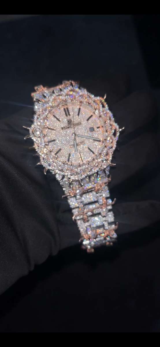 41 MM AP Jesus Crown Moissanite Diamond Diamond Tester Appr