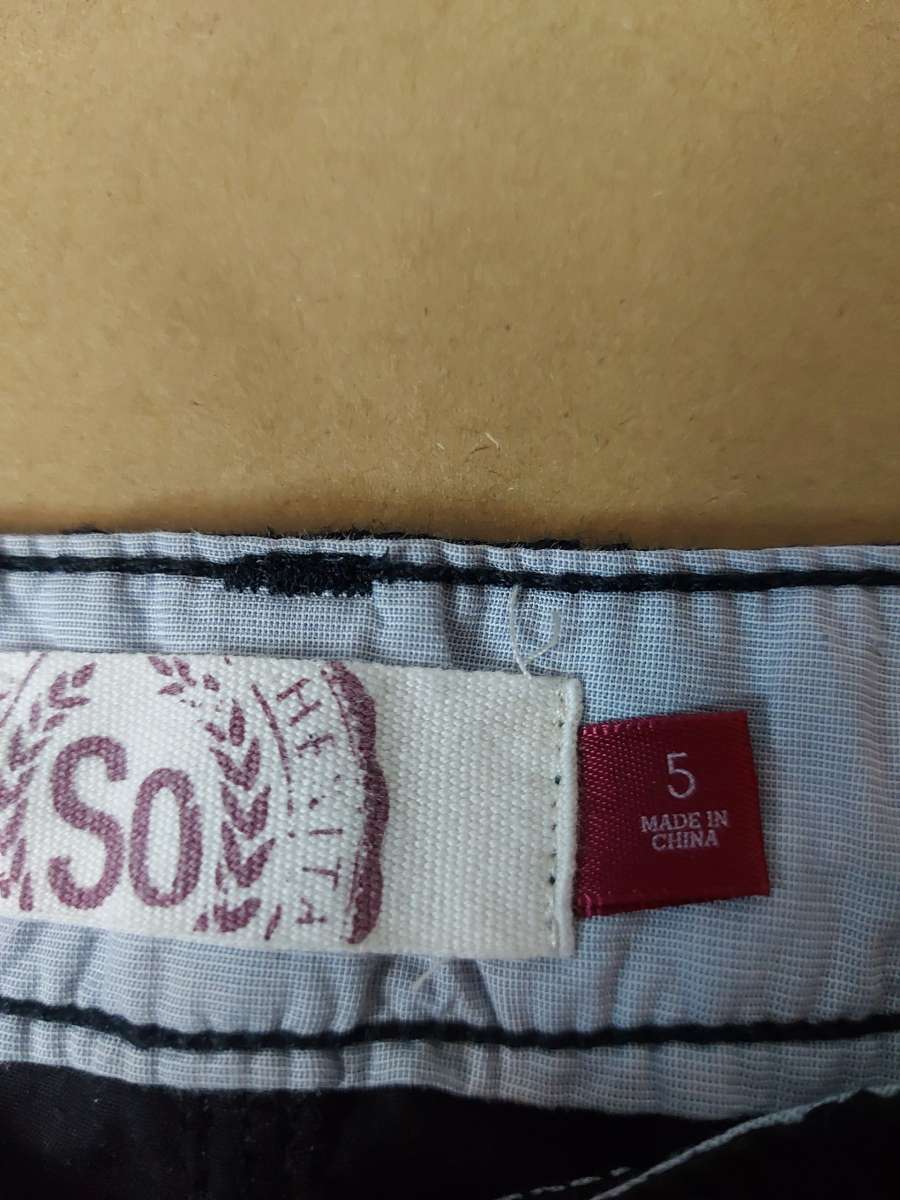 SO Clothing Black Lace Shorts Size 5 Juniors