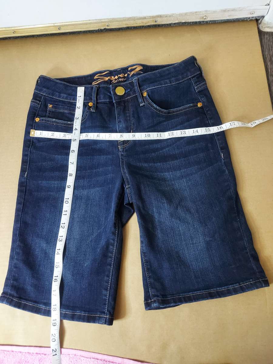 Seven7 Denim Bermuda Shorts