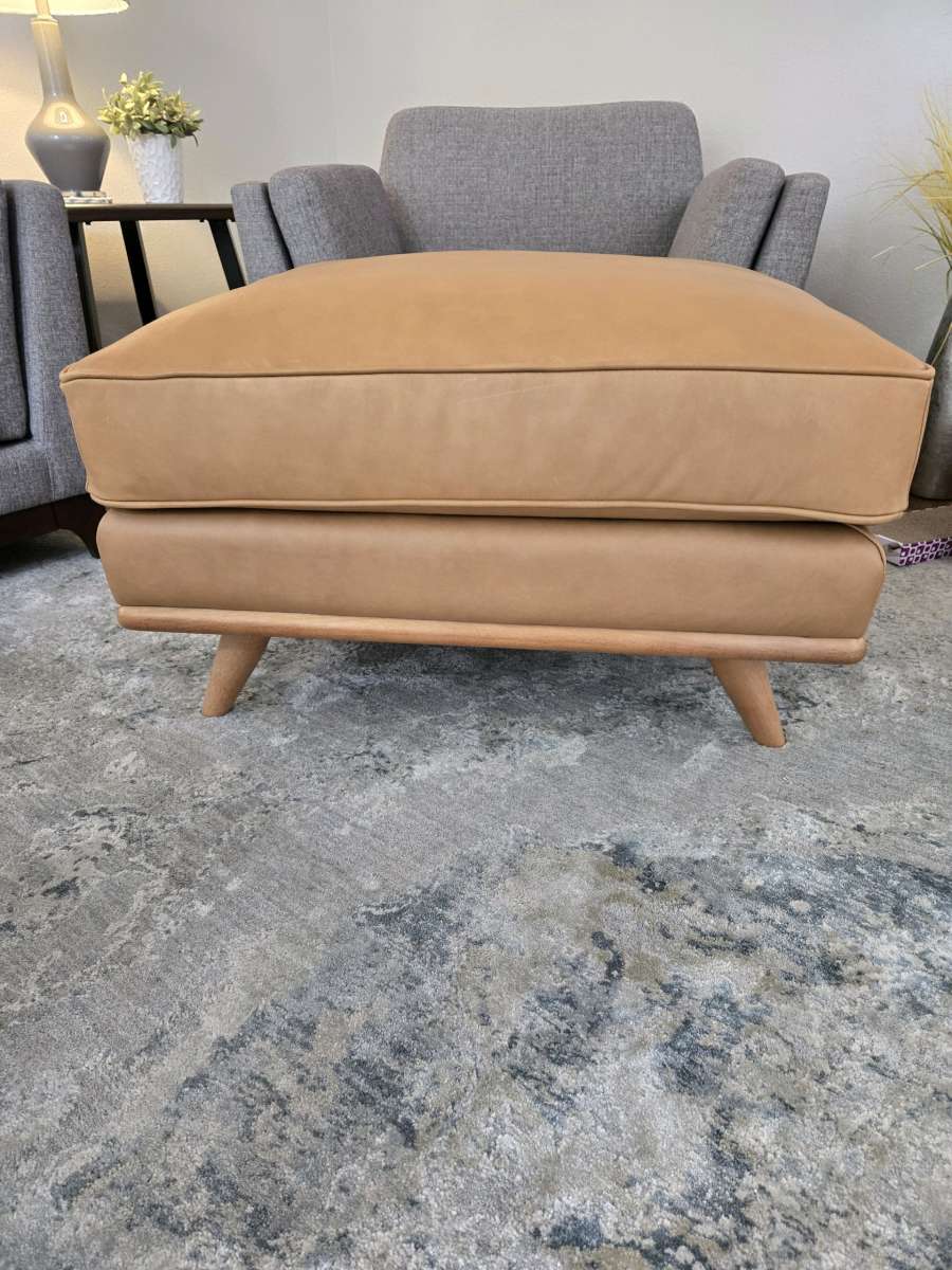 Timber Charme Tan Ottomam