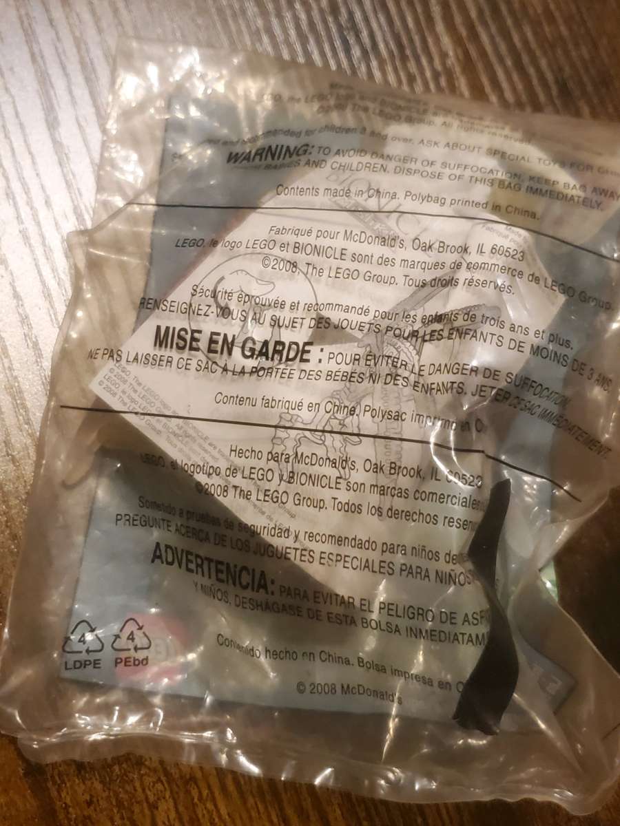 LEGO Bionicle Mistika Krika Happy Meal Toy 1 2008
