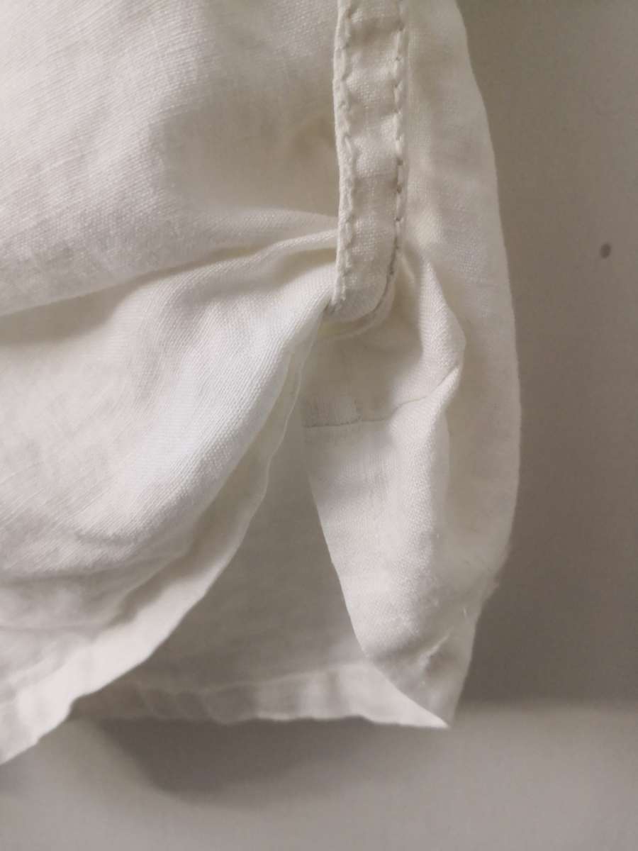 Max Studio White Linen Shorts Size 4