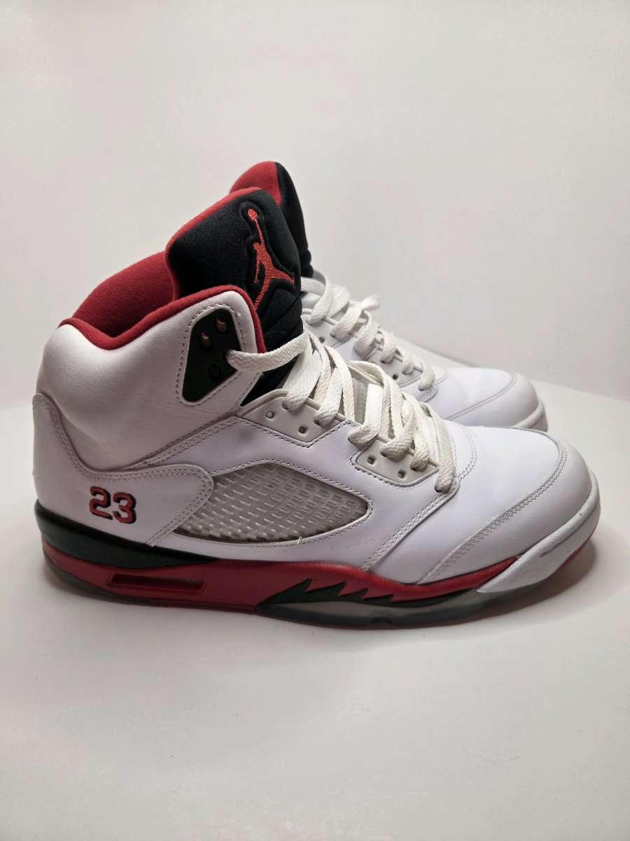 Nike Air Jordan 5 Retro Fire Red 2013 Size 105