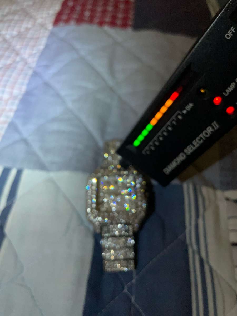 VVS Moissanite Cartier Watch