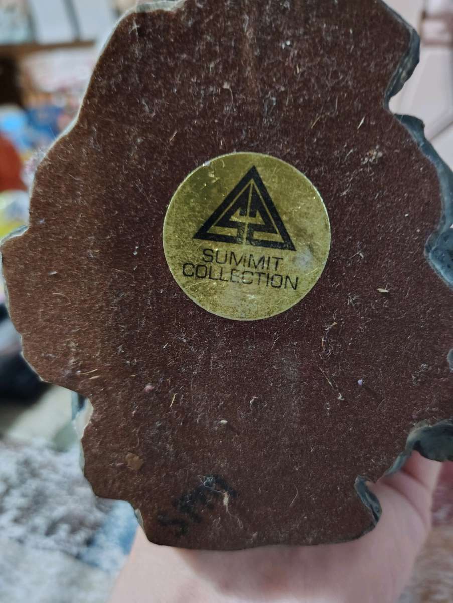 Vintage 1998 Summit Collection winged blue dragon figurine