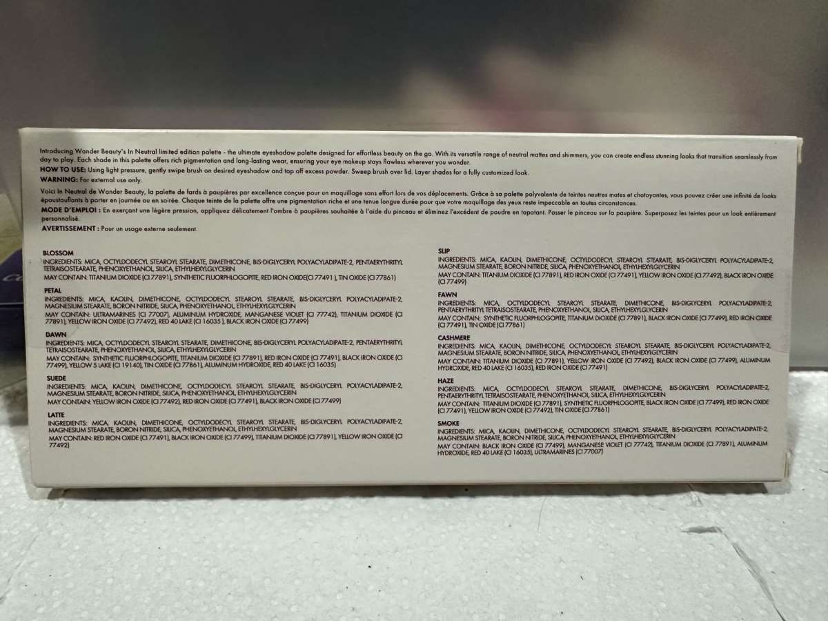 Wander Beauty In Neutral Eyeshadow Palette