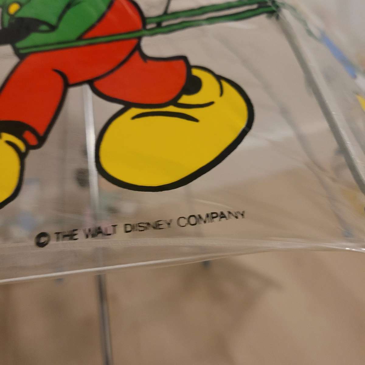 Disney White and Blue Umbrella with Character Design