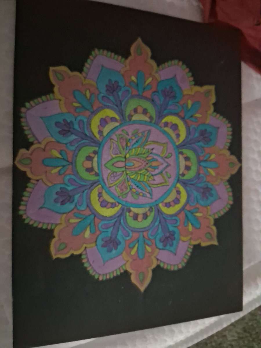 dot mandala painting