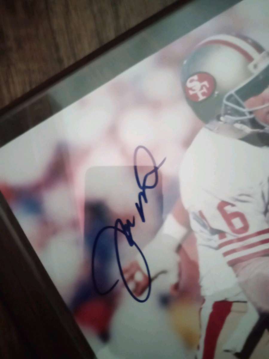 Joe Montana Autograph