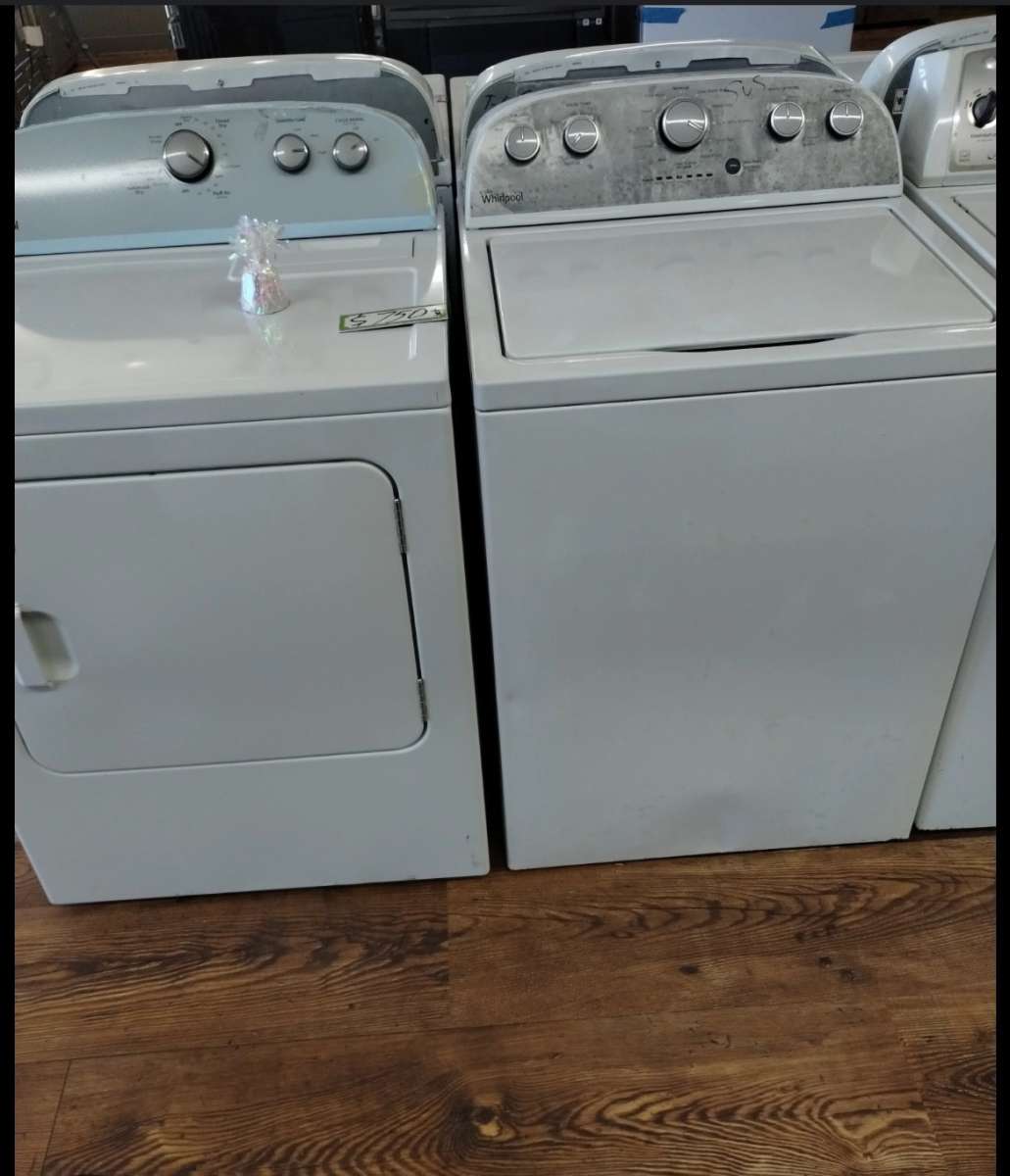 whrilpool washer and dryer