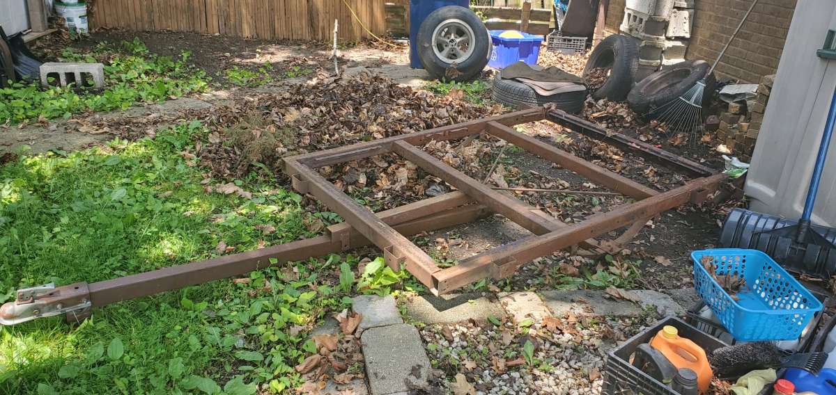 4x6ft utility dumping trailer project