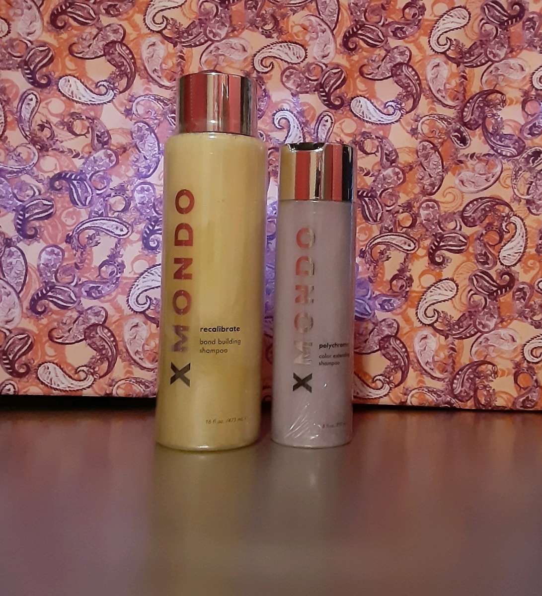 xmondo recalibrate and polychrome shampoos