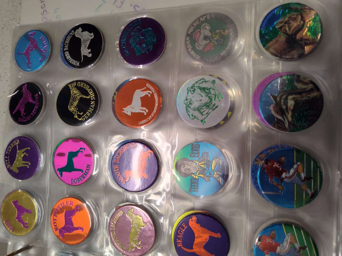 old pogs and four more pages of them 148in all