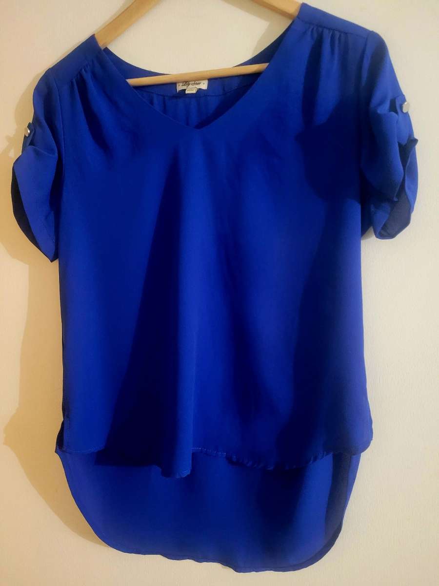Royal Blue Casual Shrt for Women