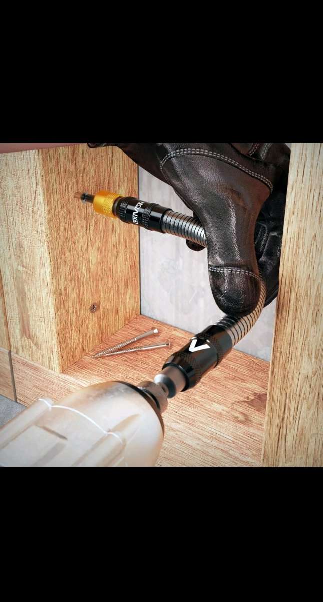 LEXIVON Drill Bit Holder 12Inch Extension QuickRelease with