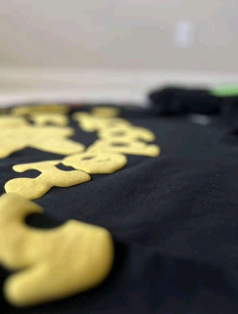 Black and yellow Spider  hoodie