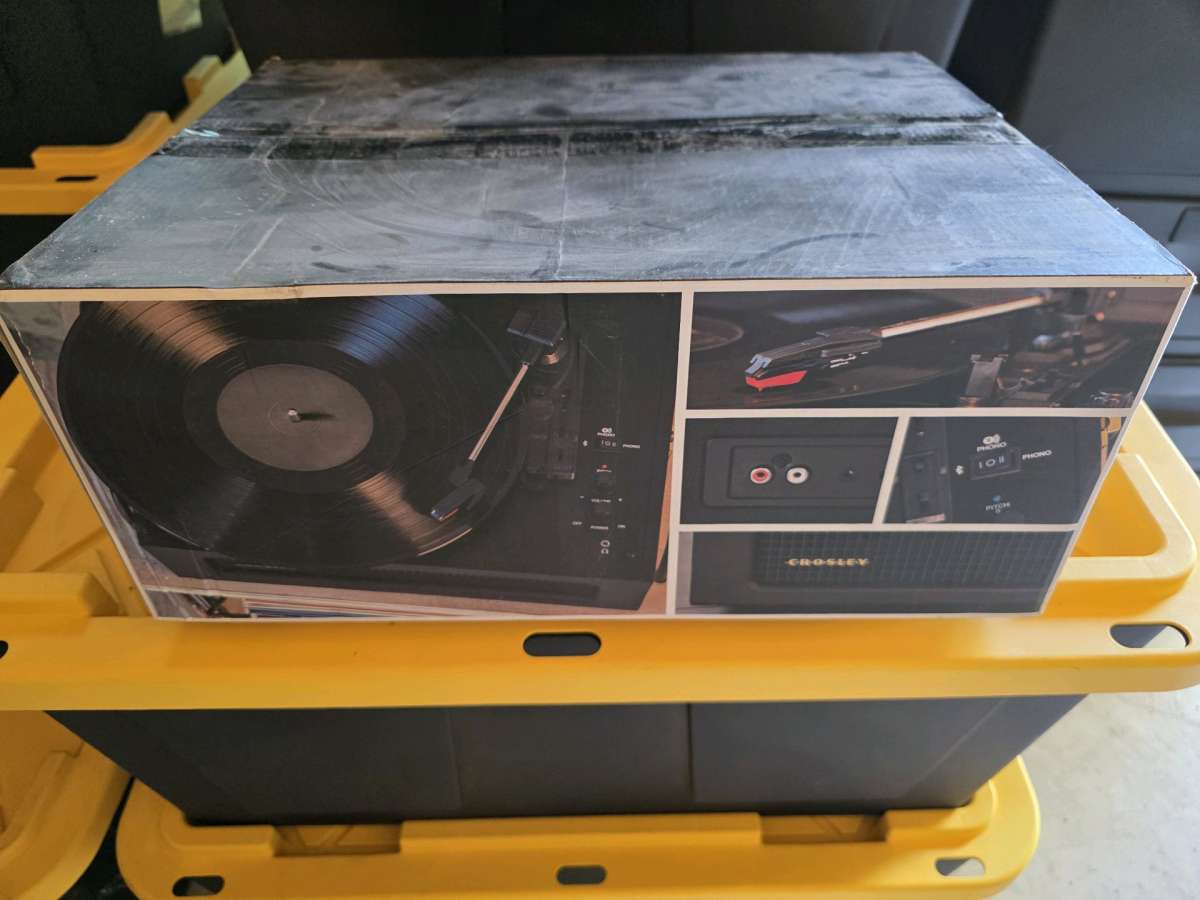 Crosley Voyager 3 Speed Portable Bluetooth Turntable Black