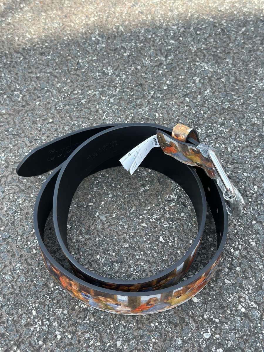 Supreme Last Supper Leather Belt Multicolor
