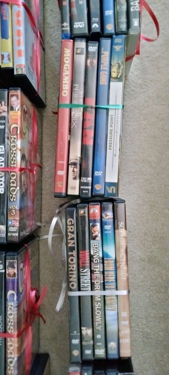 60 Movie DVDS