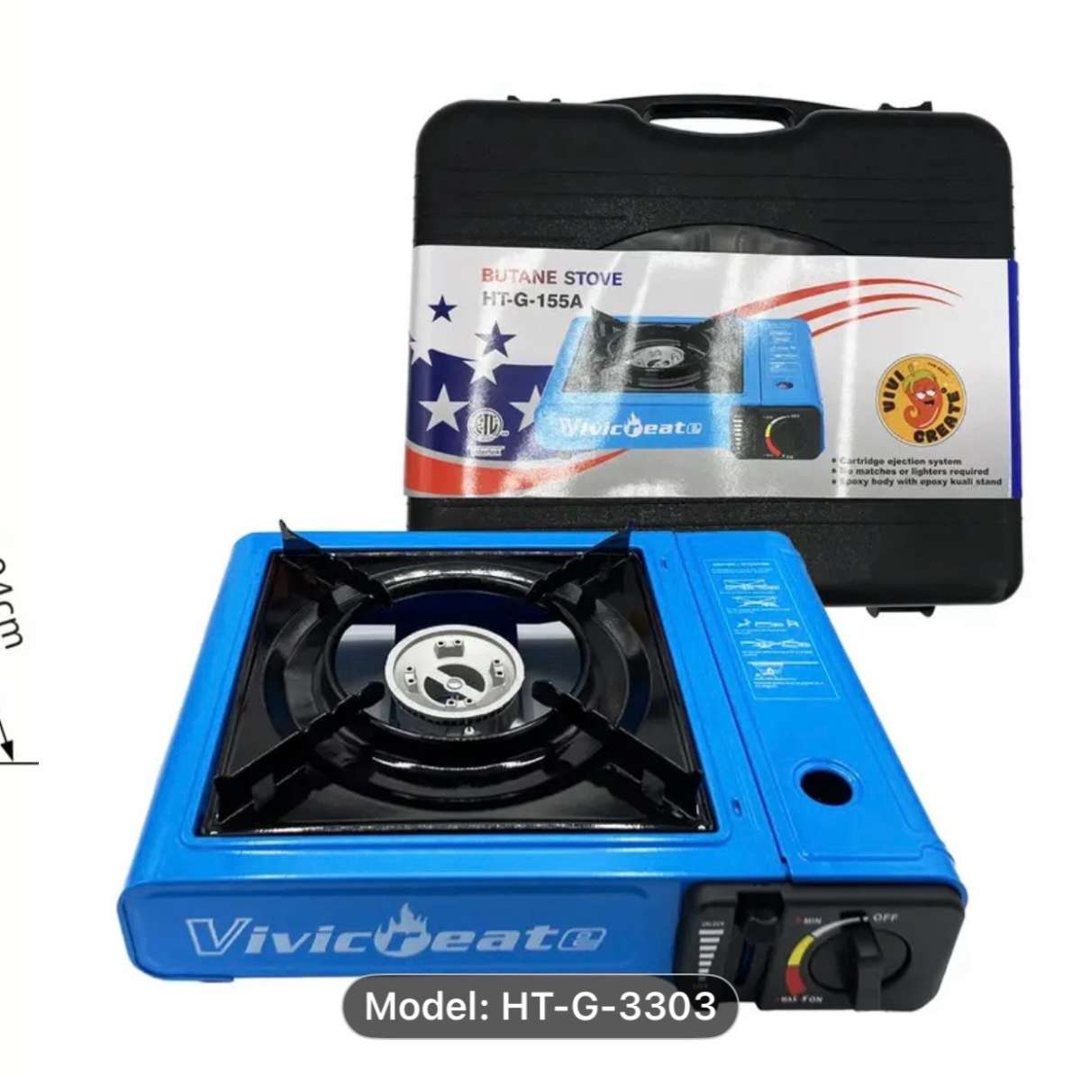 Portable Butane Stove  Vivicreate Compact Outdoor