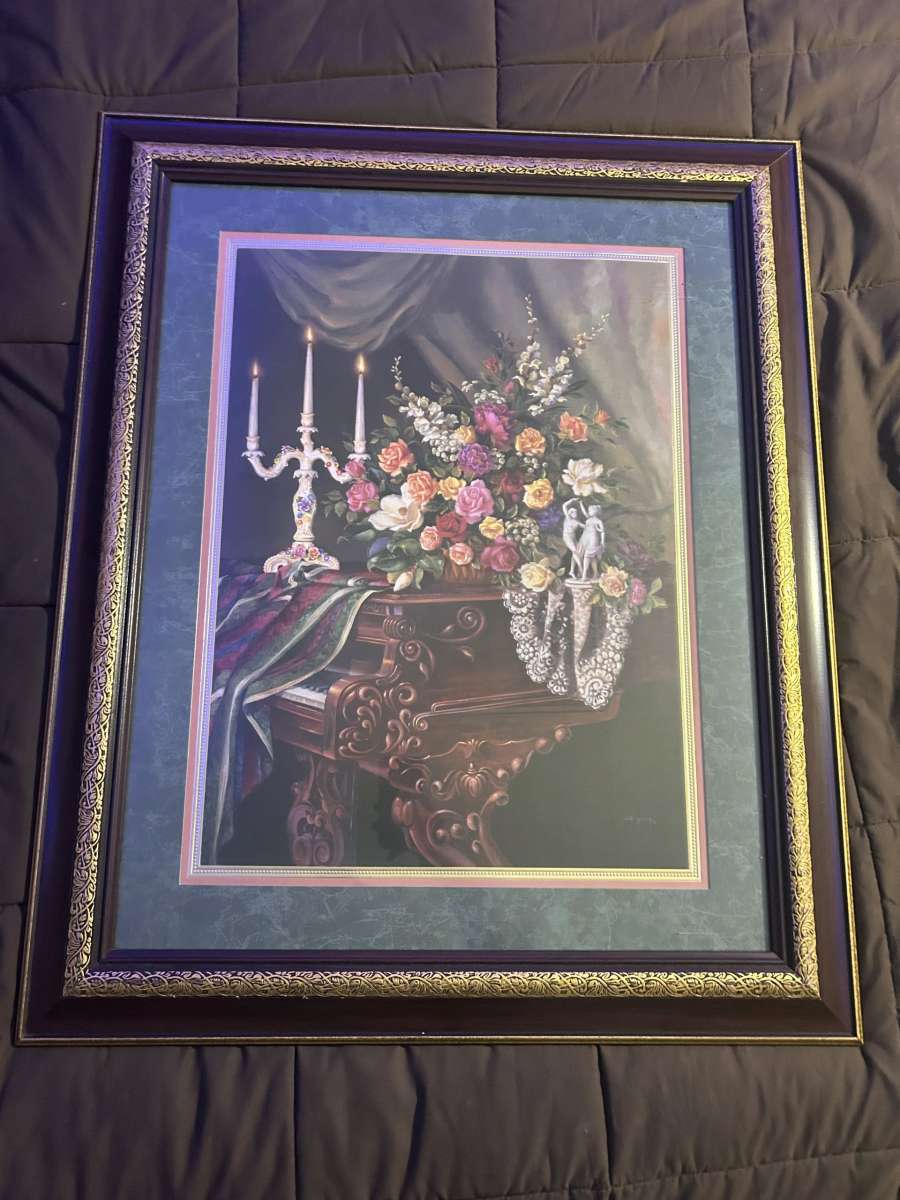 large original vintage painting