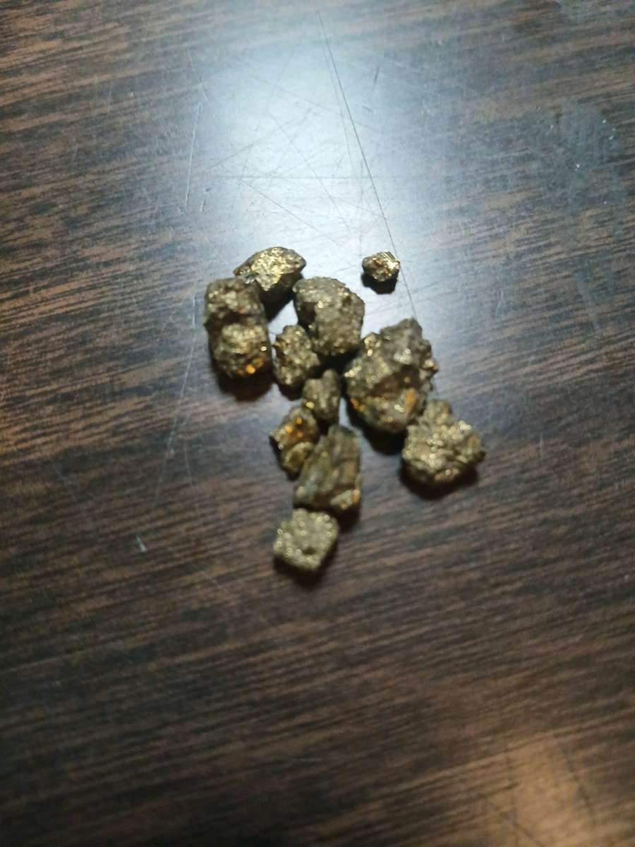 lots of pieces of gold