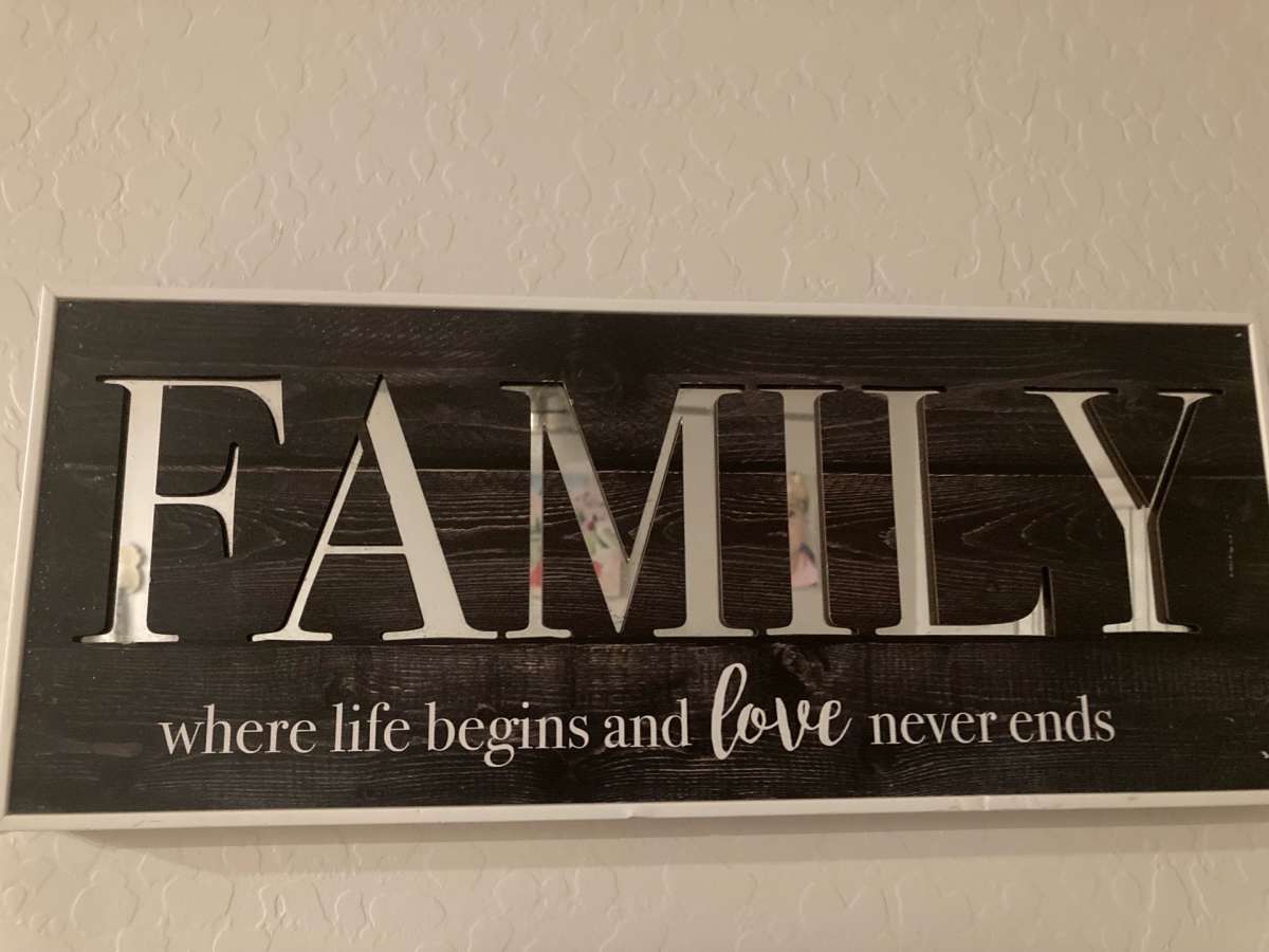 family sign